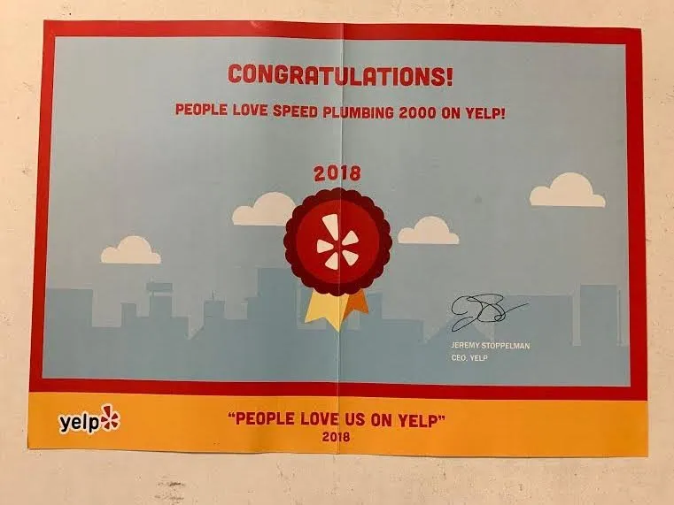 Slide of Speed Plumbing 2000