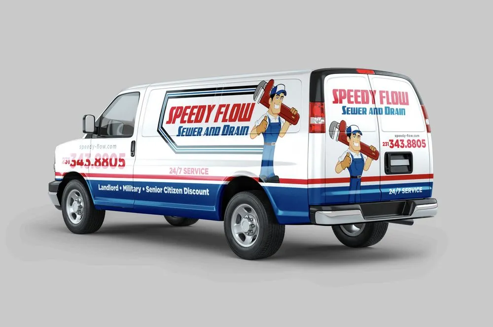 Slide of Speedy Flow Sewer and Drain