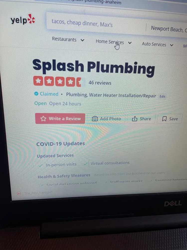 Slide of Splash Plumbing