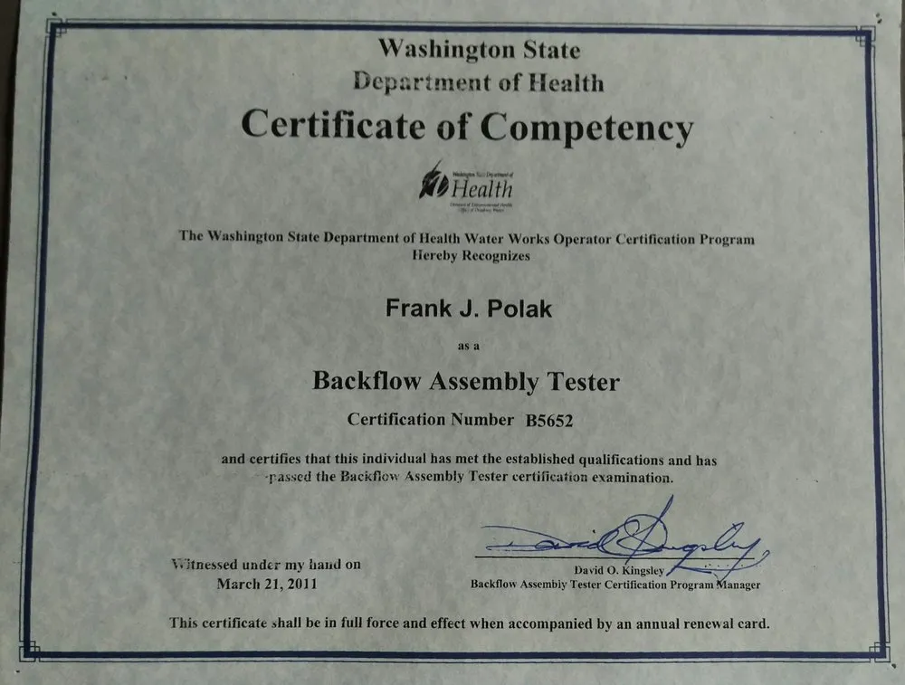 Slide of Sprinklers And Backflows