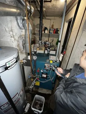 SS Plumbing & Heating Logo