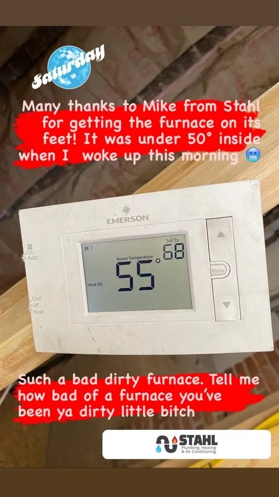 Slide of Stahl Plumbing, Heating & Air Conditioning