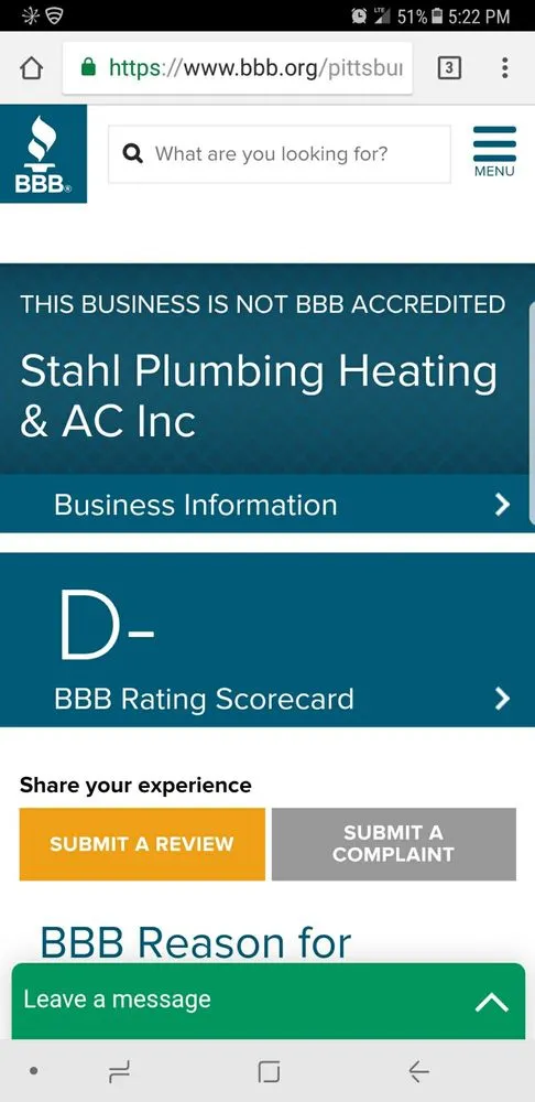 Slide of Stahl Plumbing, Heating & Air Conditioning