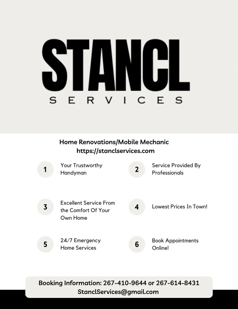 Slide of Stancl Services