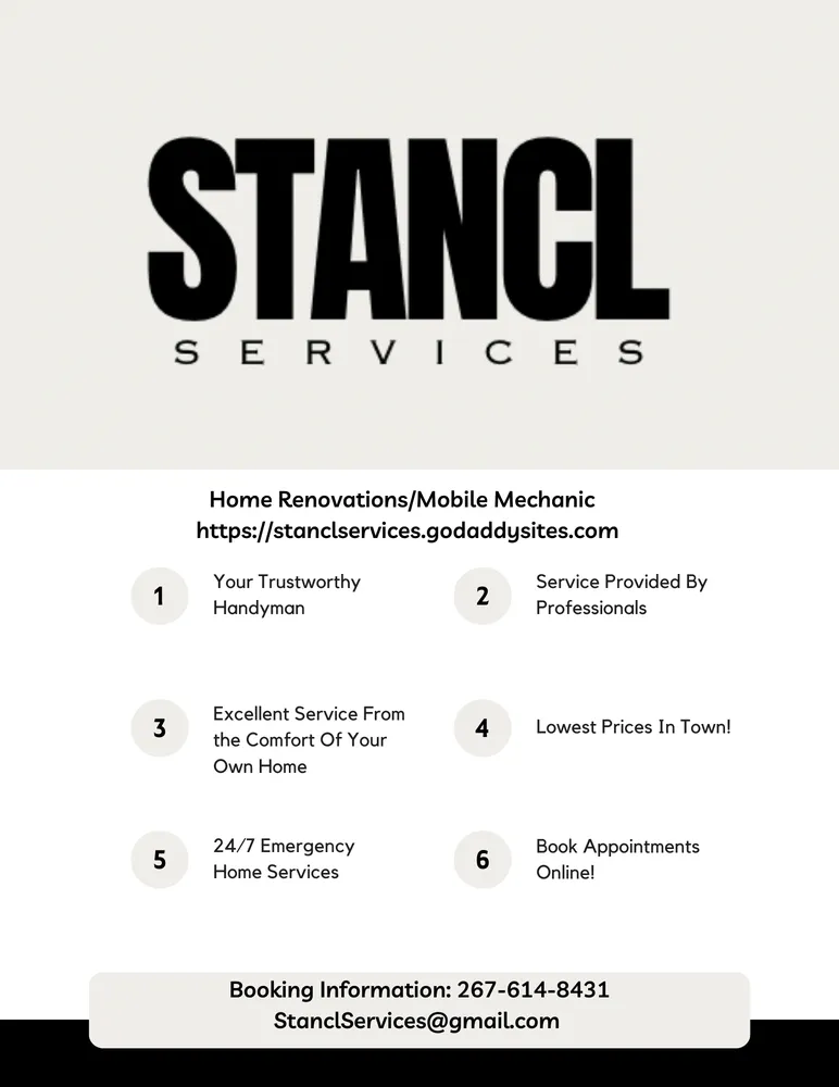 Slide of Stancl Services