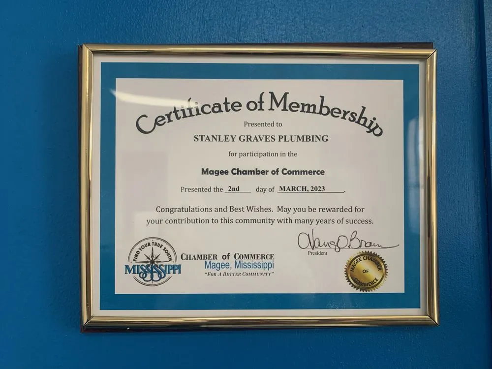 Slide of Stanley Graves Plumbing