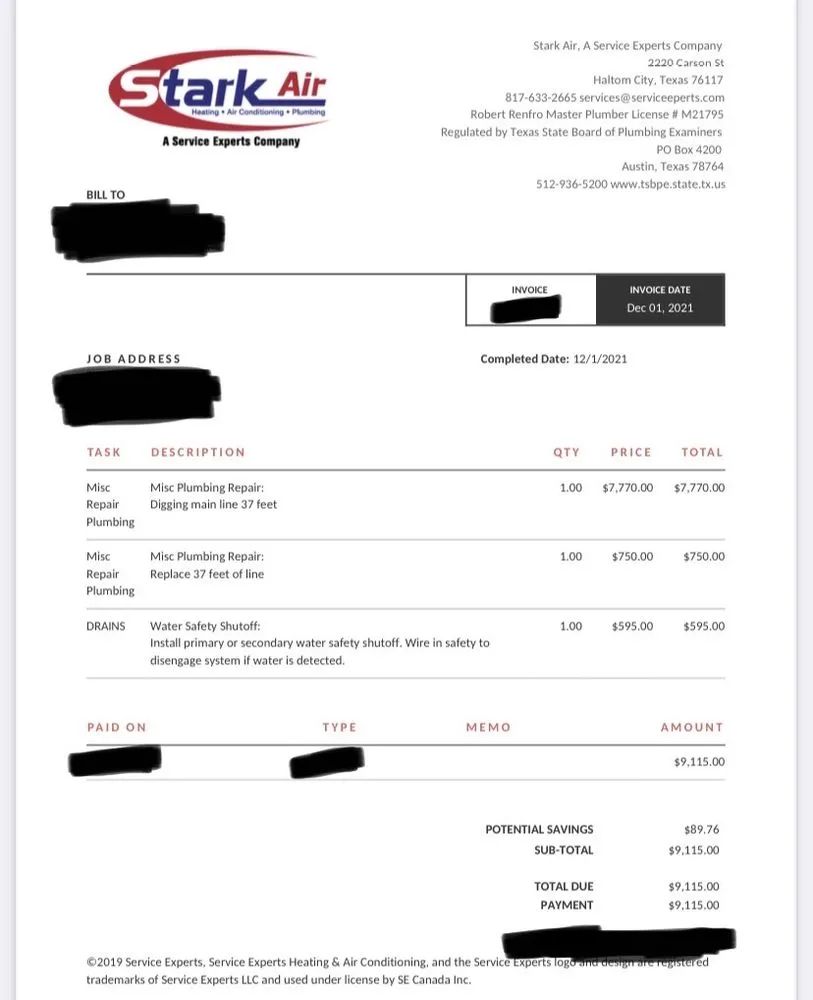 Slide of Stark Services