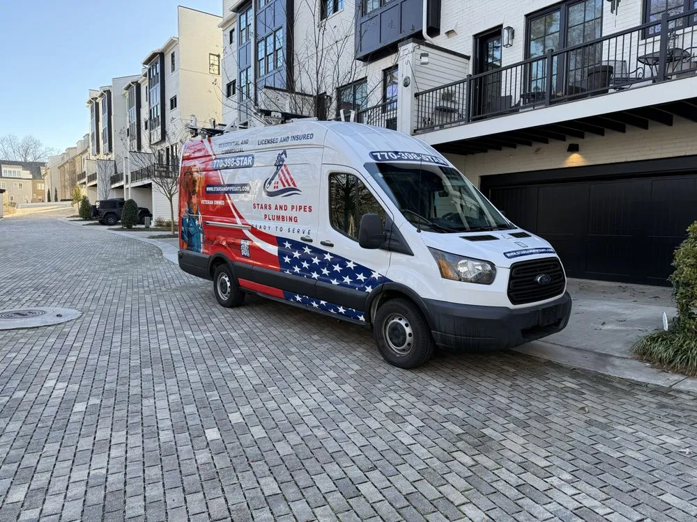 Slide of Stars and Pipes Plumbing