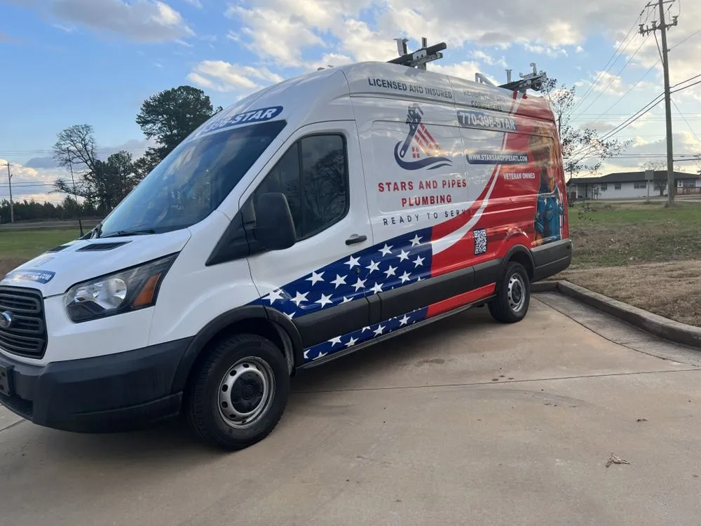 Slide of Stars and Pipes Plumbing