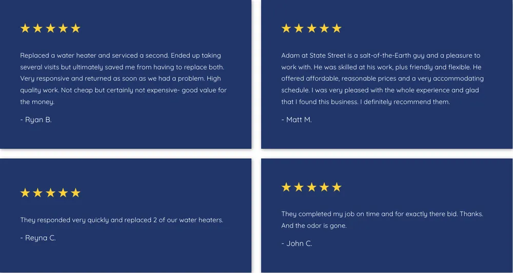 Slide of State Street Plumbing