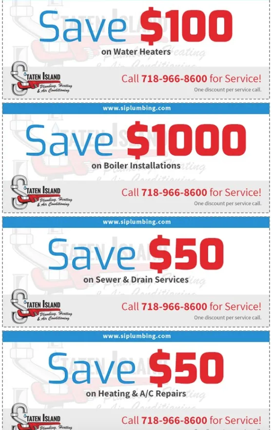 Reliable drain cleaning for homes in Staten Island, NY by Staten Island Plumbing Heating & Air Conditioning