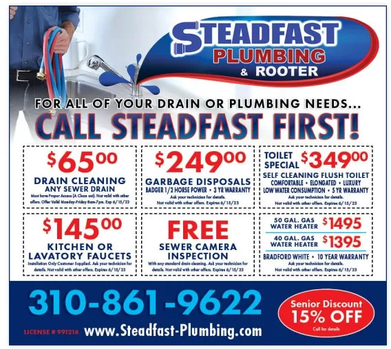 Slide of Steadfast Plumbing