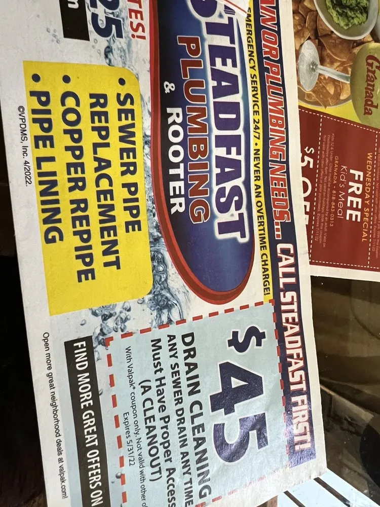 Slide of Steadfast Plumbing