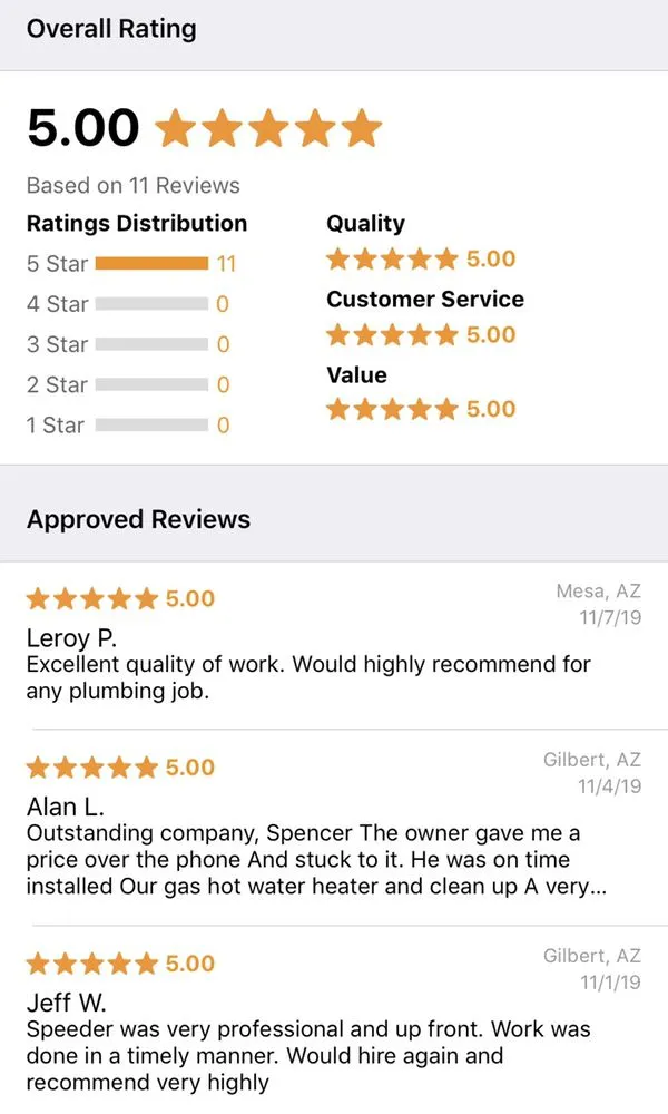 Slide of Steadfast Plumbing