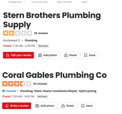 Stern Brothers Plumbing Supply Logo