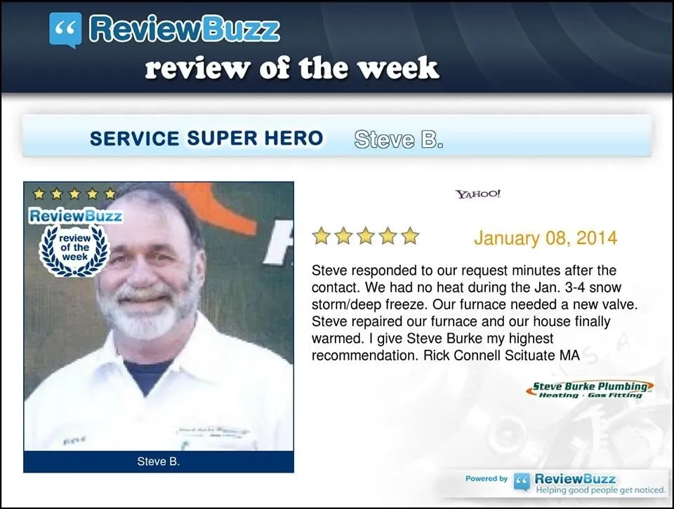 Slide of Steve Burke Plumbing