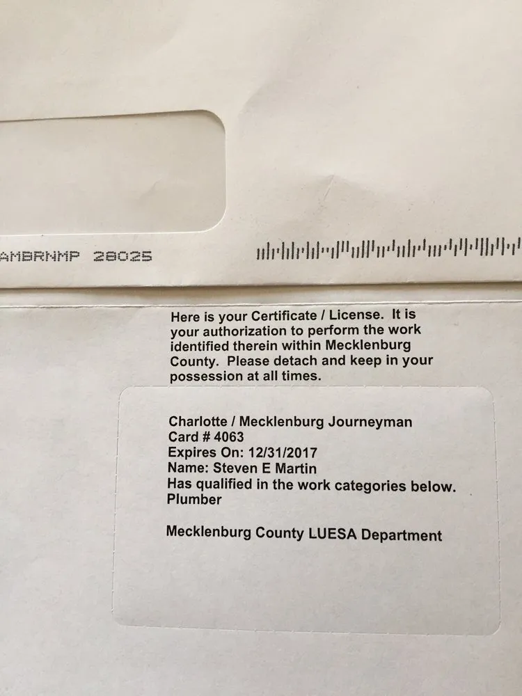 Slide of Steve Martin Plumbing