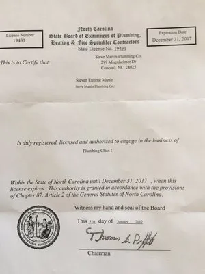 Steve Martin Plumbing Logo