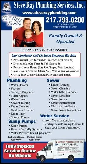 Slide of Steve Ray Plumbing Service