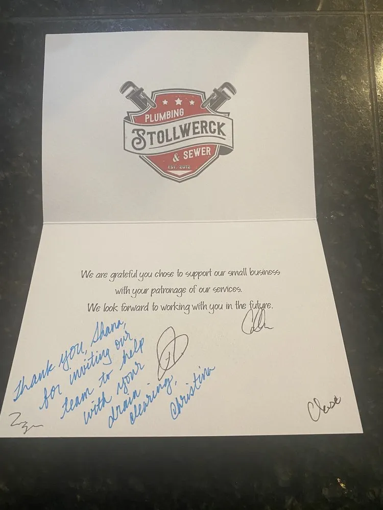 Slide of Stollwerck Plumbing