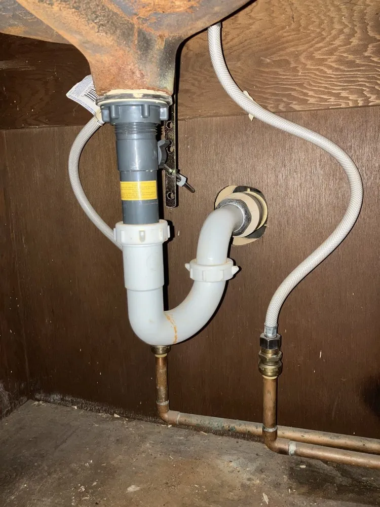 Slide of Straight Arrow Drain Cleaning