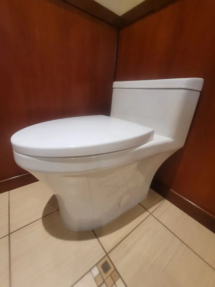 Slide of Straight Flush Plumbing