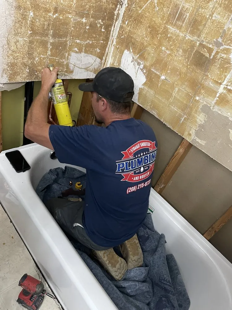 Slide of Straight Shooter Plumbing and Rooter