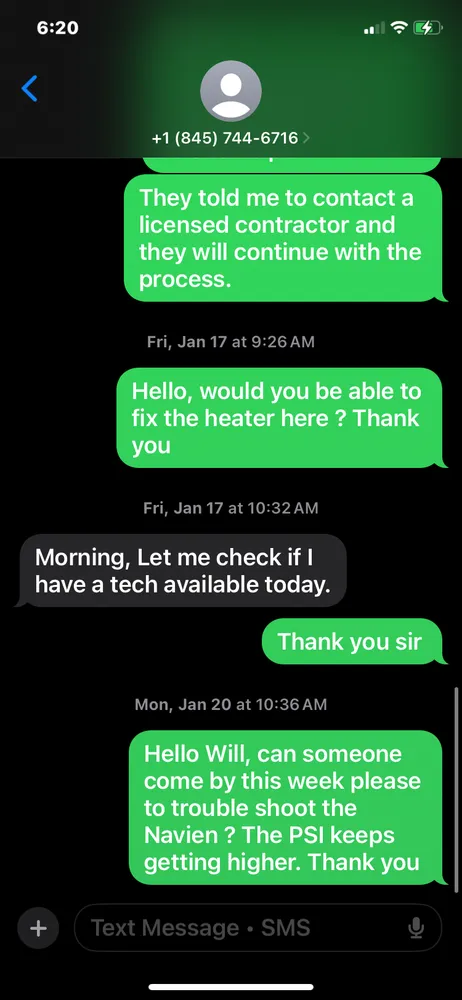 Slide of Straight Up Plumbing & Heating