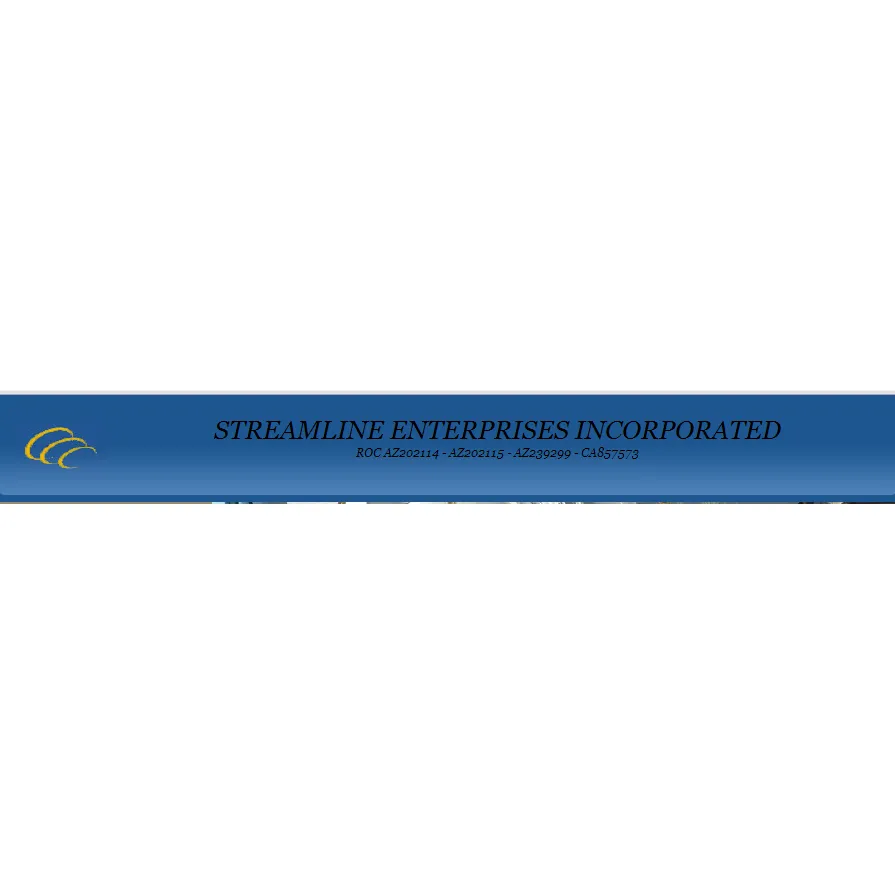 Slide of Streamline Enterprises