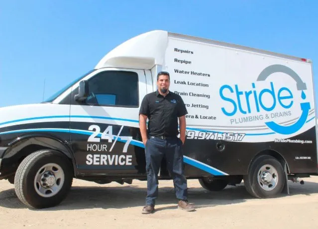 Slide of Stride Plumbing and Drains