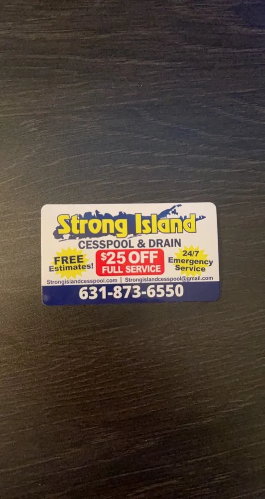 Slide of Strong Island Cesspool And Drain