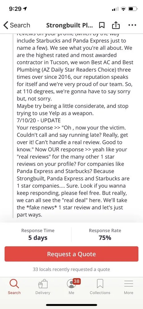 Slide of Strongbuilt Plumbing & Air