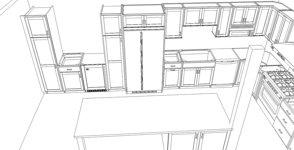 Slide of Studio H Construction