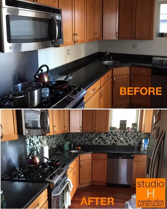 Slide of Studio H Construction