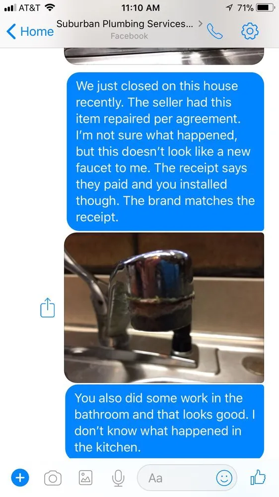 Slide of Suburban Plumbing Services