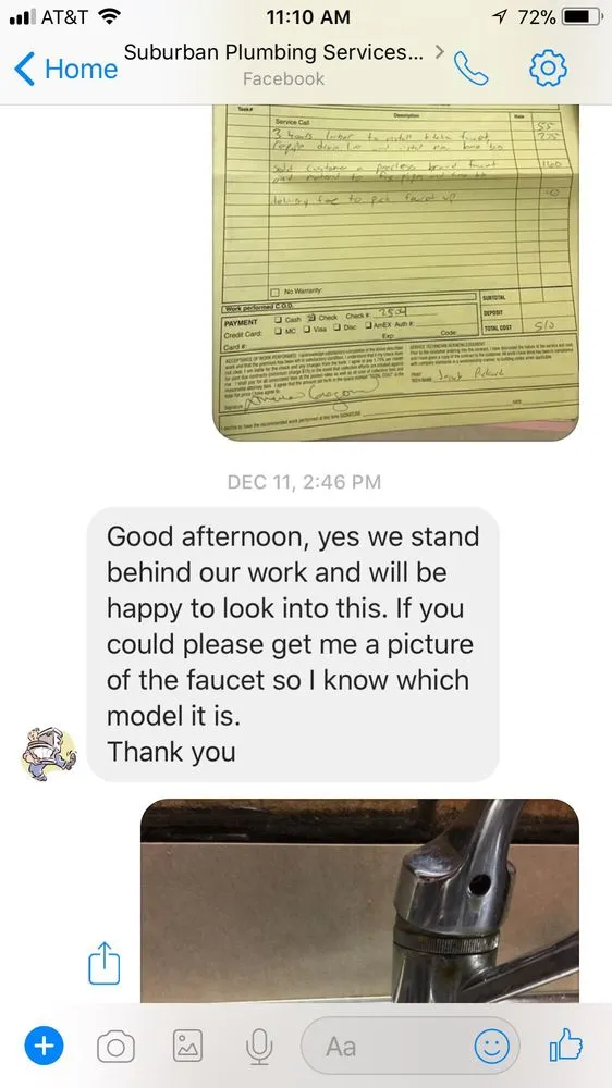 Slide of Suburban Plumbing Services