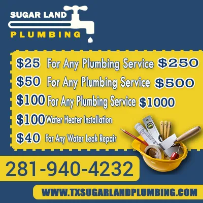 Slide of Sugar Land Plumbing