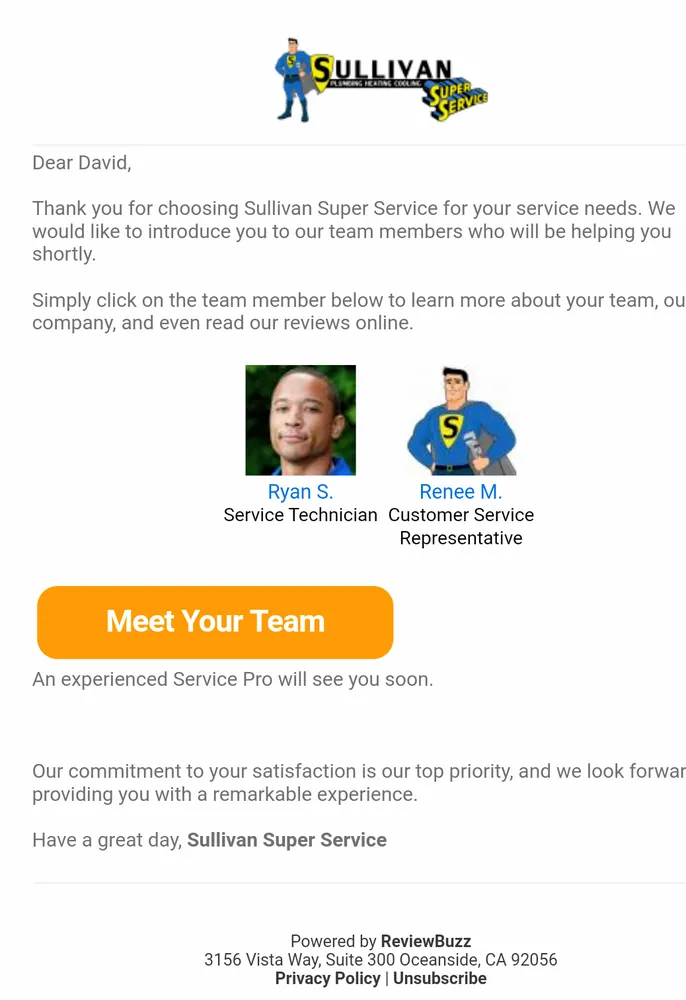 Slide of Sullivan Super Service