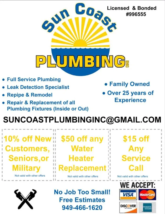 Slide of Sun Coast Plumbing