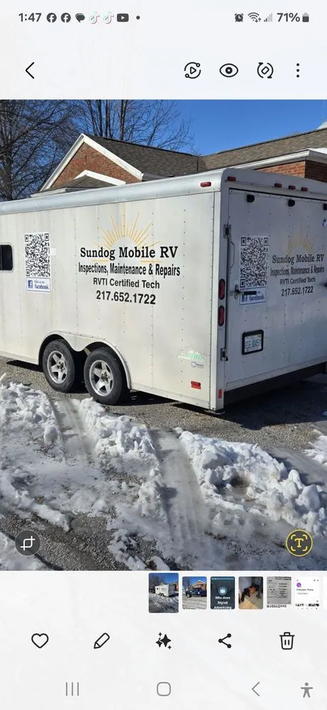 Top-rated leak detection service in Farmersville, IL - Sundog Mobile RV Inspection, Maintenance and Repair