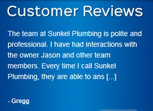 Slide of Sunkel Plumbing