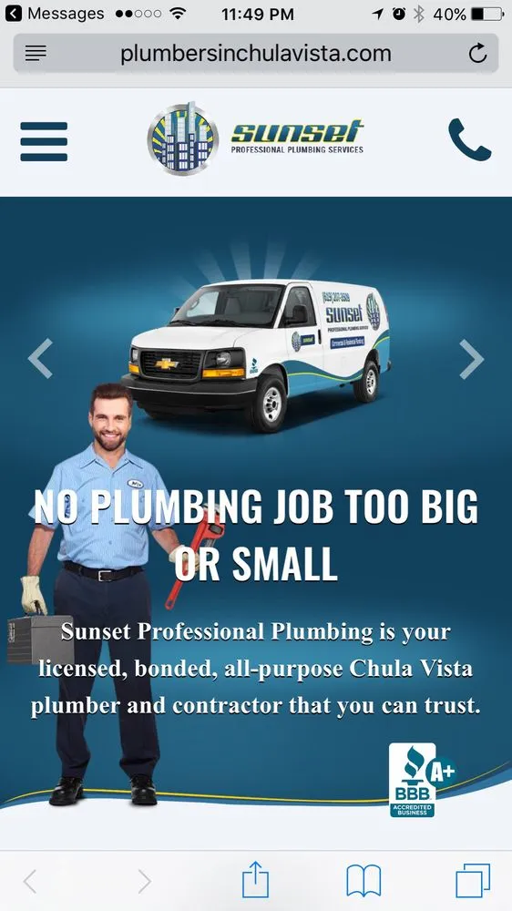 Professional leak detection experts serving San Diego, CA - Sunset Professional Plumbing Services