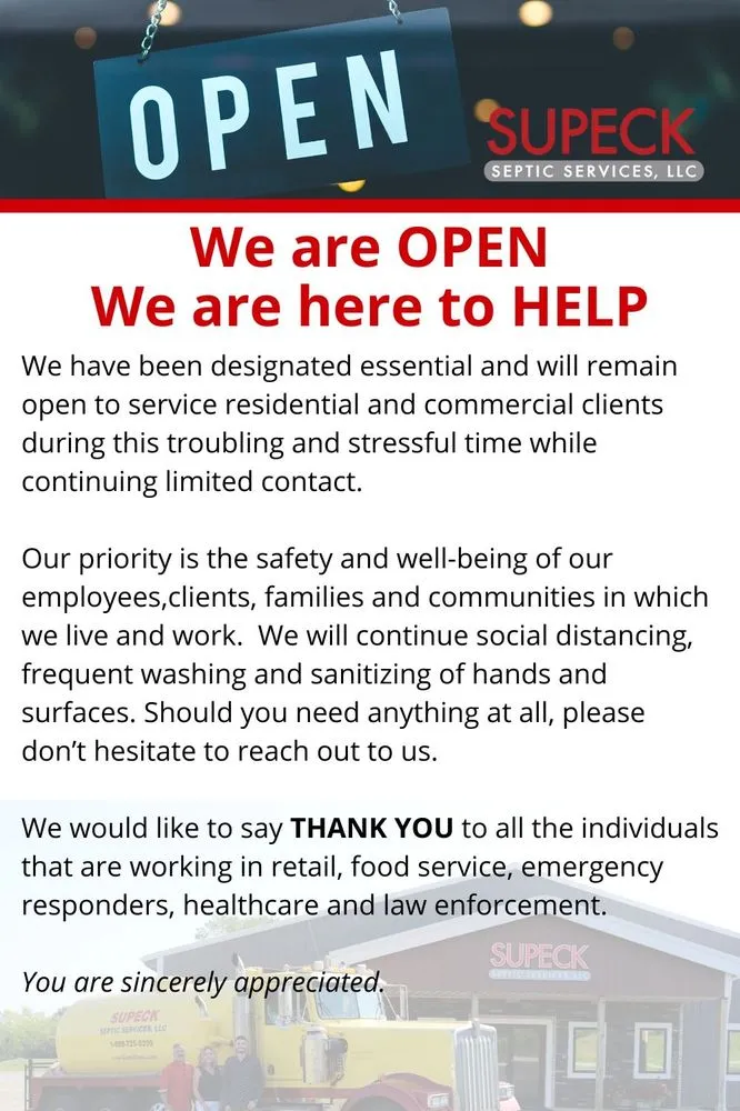 Slide of Supeck Septic Services