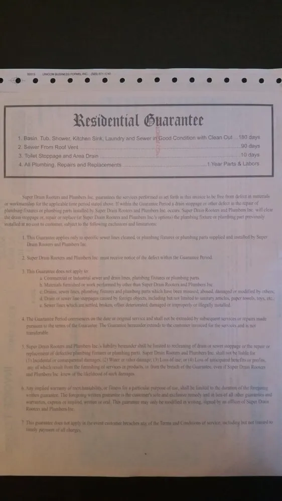 Slide of Super Drain Rooter & Plumbers