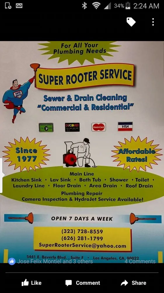 Slide of Super Rooter Services
