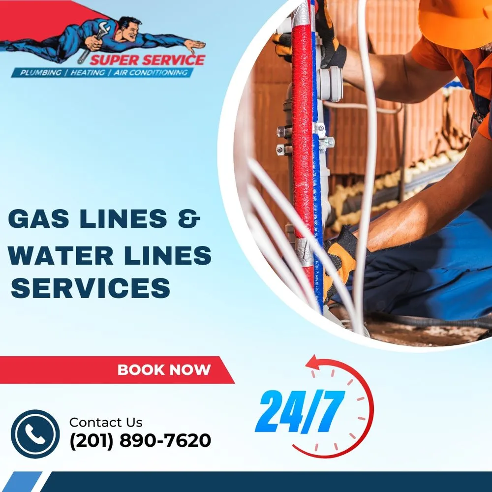 Professional emergency plumbing for homes in Teaneck, NJ by Super Service Plumbers Heating and Air Conditioning