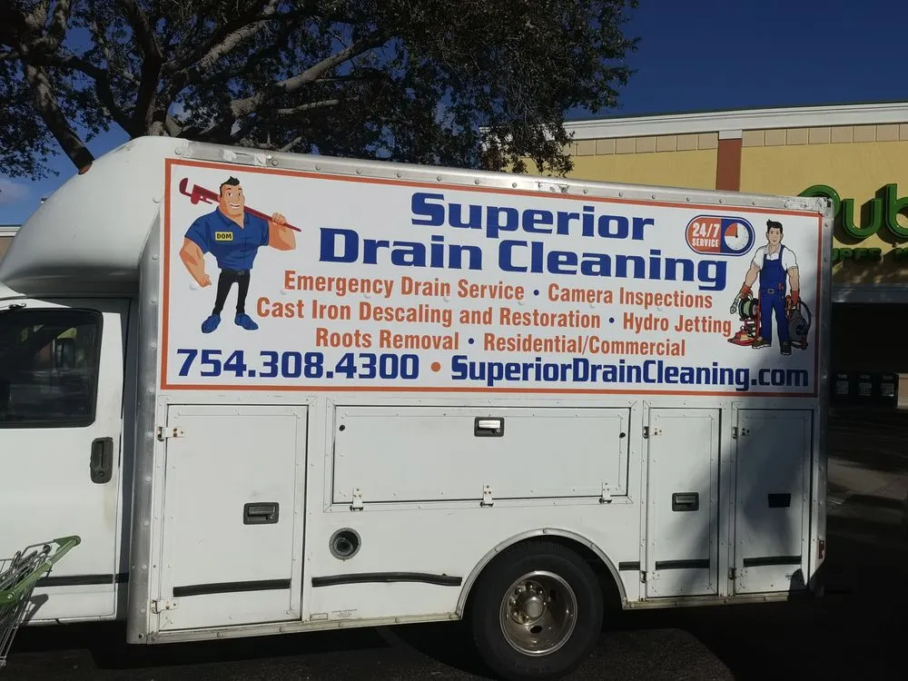 Slide of Superior Drain Cleaning