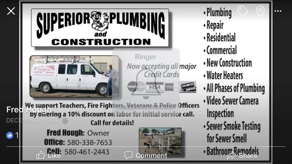 Slide of Superior Plumbing & Construction