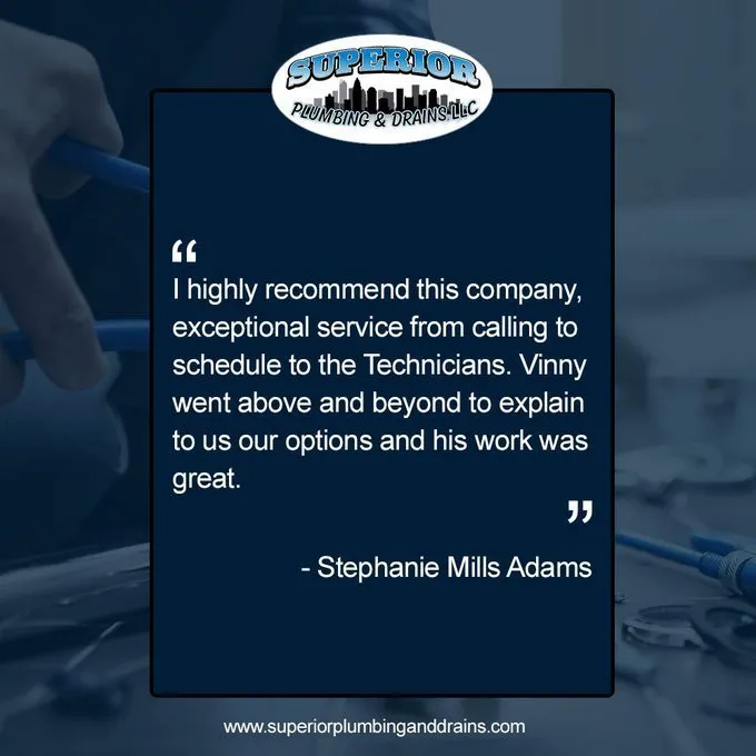 Expert drain cleaning service in Gastonia, NC - Superior Plumbing and Drains