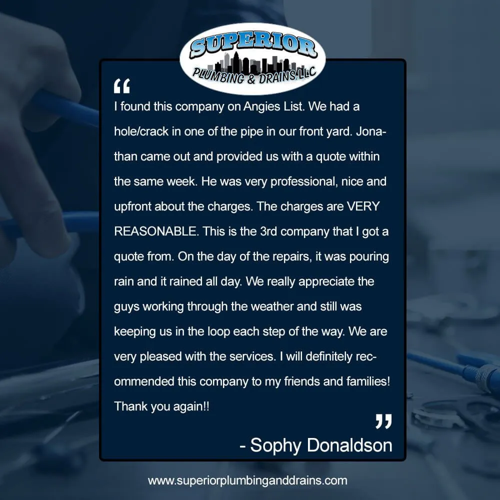 Reliable water heater service for homes in Monroe, NC by Superior Plumbing And Drains